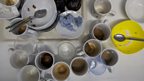 We drink a lot of tea