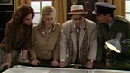 Rachel, Allison, the Doctor, and Group Captain Gilmore