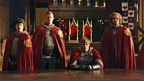 Mordred, Percival, King Arthur Pendragon and Sir Leon