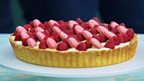 Episode 3 - Tarts - James' rose, lychee and raspberry fruit tart