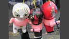 Every Mexican wrestler has their own individual mask design