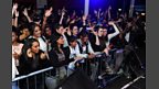 The crowd go wild!