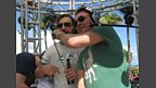 Pete Tong kicks things off pool side with Sharam from Deep Dish