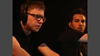 Delphic perform a special laptop and keyboard set