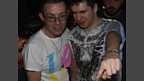 Judge Jules is up next - Kutski comes along to say hi...