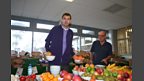 Westwood on the job: Time gets a job selling fruit and veg to students at UWE