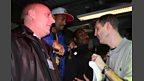 Big Sean dropped by South Bank Uni - check out his burly security guards!