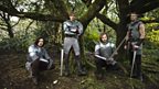 Gwaine, King Arthur Pendragon, Sir Leon and Percival