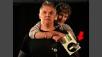 Gary amuses Matt Edmondson during some 'downtime' in a Piggyback Chat with Greg Davies.