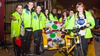 Team Rickshaw complete their challenge