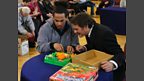 Dev and Paul interested in Screwball Scramble.
