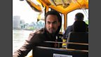 Dev's Dubstep Face - or is he just feeling seasick?