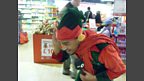 Dev the Elf meets his first child...