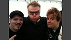 After Huw introduced them on the Main Stage in his GWAR get up, Bowling For Soup dropped by to say hi!
