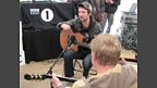 Punk Show favourite Frank Turner gave our competition winners a guitar lesson
