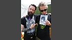 Randy Blyth (Lamb Of God) with his drawing