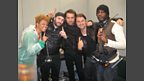 Swedish House Mafia backstage.