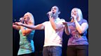 Louise, Kelly and Aled give it some Girls Aloud