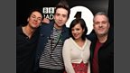 Lily Allen joined the guys while Grimmy was in