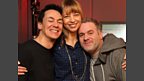 Sara Cox shows her support for Chris and Dave