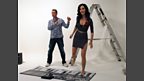 Katy plays the roll-up piano