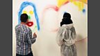 Then an art attack... Draw each other