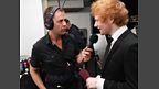 Scott chat's to a very sharp Ed Sheeran