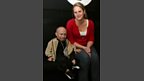 Verne Troyer, with Becky