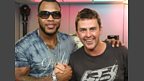 Flo Rida in the studio