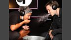 30th Aug 2012 - Rhianna off of films (nice shower cap)