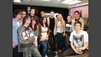 A Feet Up Friday treat as James King and Molly from The Saturdays come in