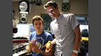 Greg's unimpressed with his torch, a gift from Headmistress Laura. Researcher Ian however is very pleased!