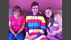 Host Lindsay and Mum Ailsa. And Greg's STILL in the onesie