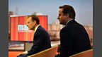 Andrew Marr and Prime Minister David Cameron