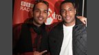 Aggro Santos looking very dapper with Vis