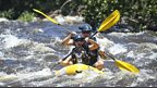 Greg James rows the Zambezi