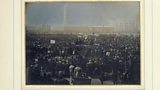 Daguerreotype recording the Chartist Meeting on Kennington Common