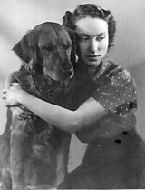 Mona Inglesby and her dog Copper