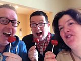 Red Nose Pop Cakes