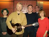 Studio pic :: Bernadette Russell, Billy Bragg, Giles Duley, Richard and Sian