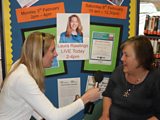 Laura with Maria McCann