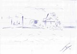 Gwilym's drawing of Port Talbot