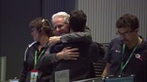 Scientists react as Rosetta 'crash lands'