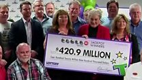 US factory workers win $421m lottery