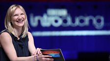 Jo Whiley during her conversation with the Manic Street Preachers