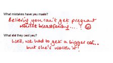 Audience question: what mistakes have you made and what did they cost you?