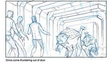 Dinosaurs on Spaceship Storyboards (Part One)