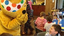 Pudsey Bear in Lincolnshire