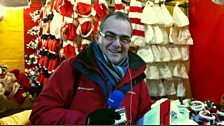Melvyn at the Lincoln Christmas Market