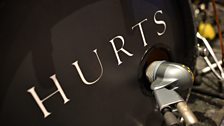 Hurts in session for Zane Lowe